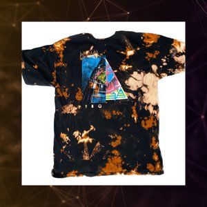 Oversized Def Leppard Bleach Dyed Tee XL